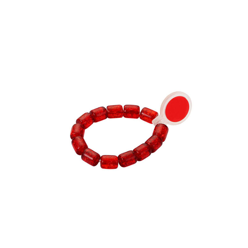Buddha beads red